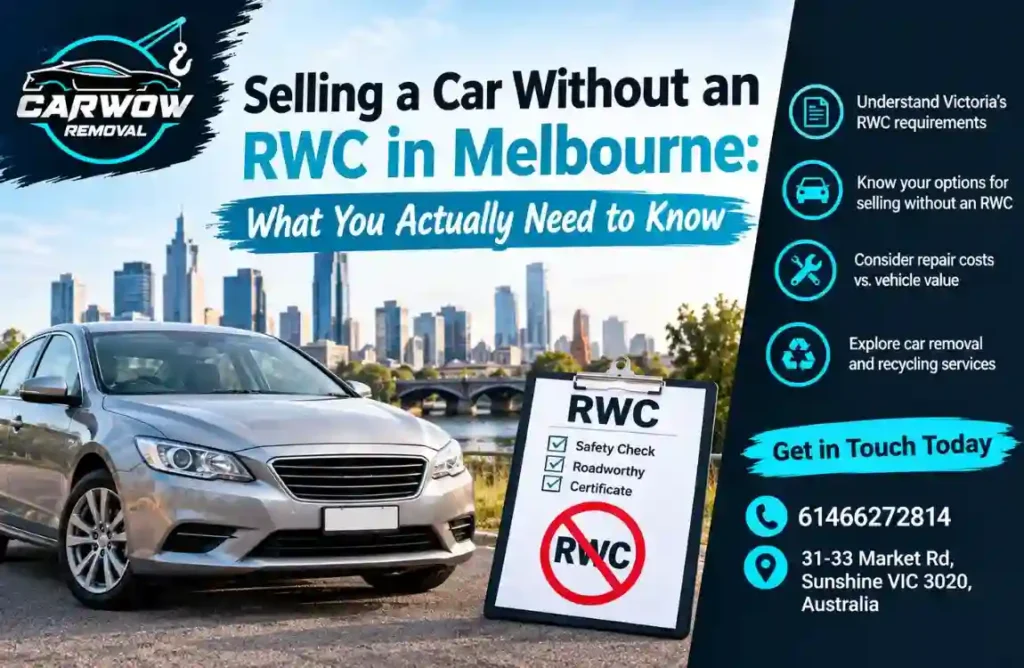 selling a car without RWC Melbourne